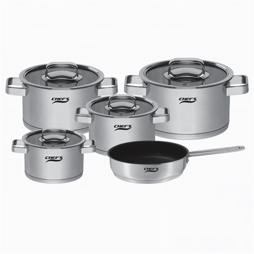 Bộ nồi 5 chiếc Chefs EH-CW6304 cao cấp